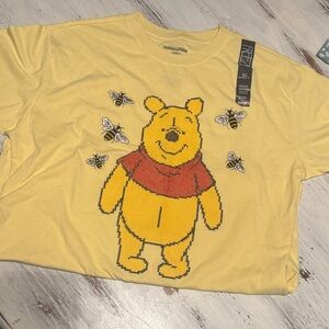 Disney Winnie the Pooh Yellow and Red Kids T-Shirt